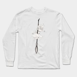 Pole Dancing Witch Long Sleeve T-Shirt